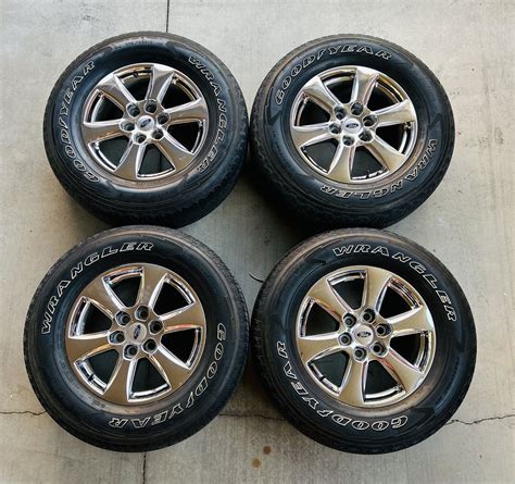 Ford F150 Chrome factory wheels/tires. 275/65/R18 for Sale in Surprise ...