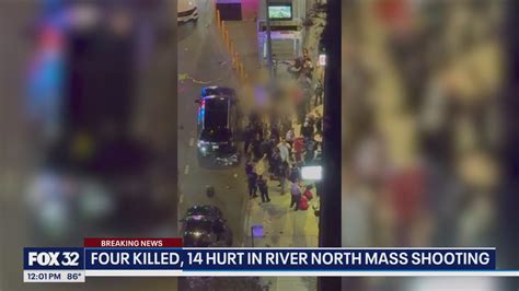 Chicago mass shooting: 4 dead, 14 wounded in River North | FOX 32 Chicago