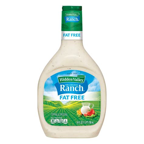 Hidden Valley Fat Free Ranch Dressing Nutrition Facts | Besto Blog