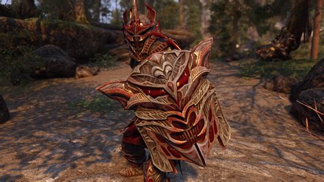 Daedric armor from Oblivion Remaster in Skyrim at Skyrim Special ...