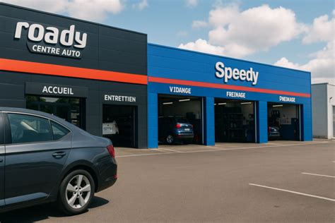 Comparatif Centres Auto 2025 : Feu Vert, Norauto, Speedy, Midas