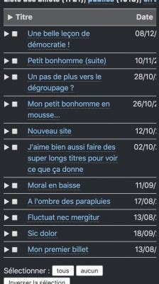 Tables responsives - Open Time