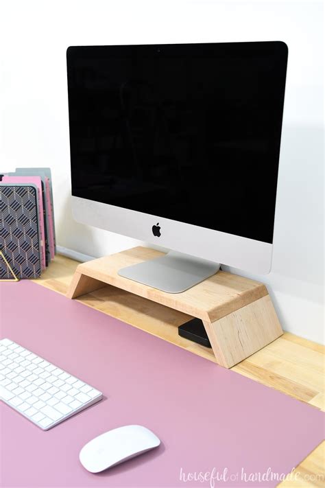 Diy Monitor Floor Stand at Jane Shepherd blog