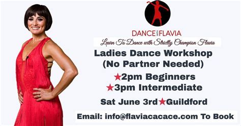 Dance With Flavia Ladies Dance Workshop (No Partner Needed), Nuffield ...