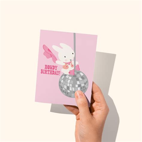 Chappell Roan Birthday Card - “howdy Birthday!” Pink Pony Club Disco ...