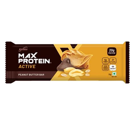 Best Active Peanut Butter Protein Bar Online from Max Protein