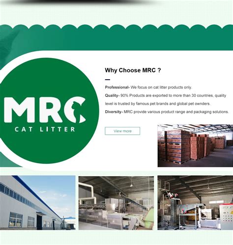 Company Overview - Qingdao Mrc Cat Litter Products Co., Ltd.