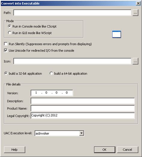 How to Compile VBScript 的图像结果