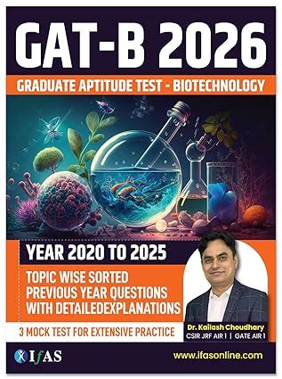 Buy GAT B Biotechnology Book 2026 | Previous Year Questions Book (2020 ...