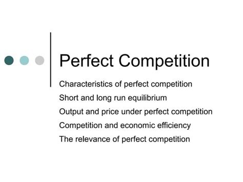 Image result for Perfect Competition