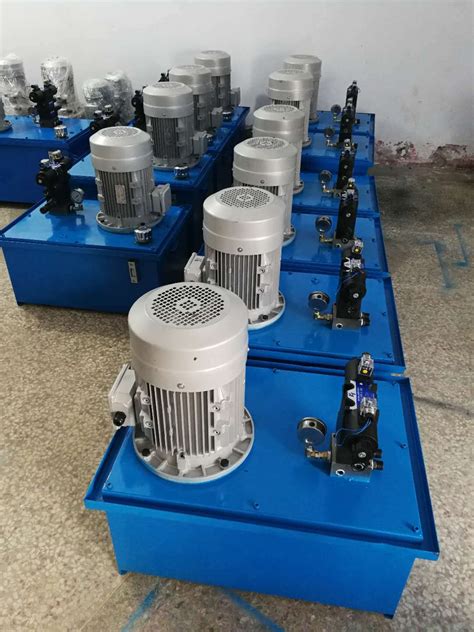 液压油泵柱塞泵电动小型泵高压升降机平台动力单元电动液压泵站-阿里巴巴