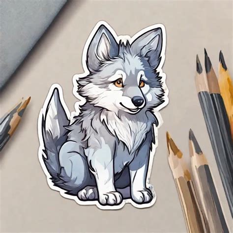 How To Draw A Cute Wolf Pup Easy