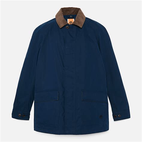 Wenham Waterproof Barn Coat for Men in Dark Blue
