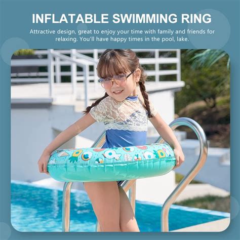 Buy Amosfun Pool Floats Donut Water Swimming Ring Inflatable Floating ...