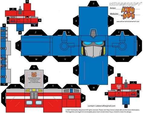 Printable Transformer Craft
