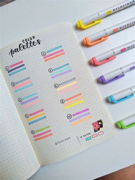 Image result for Bullet Journal Color Code