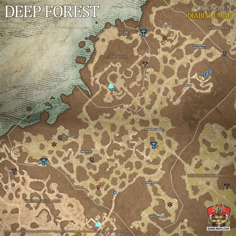 Túr Dúlra (Stronghold) Map for Diablo 4