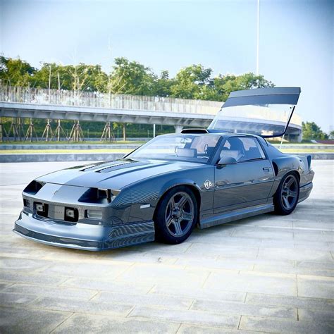 Mid-Engined Hoonigan Camaro Z/28 Puts 1,000 HP ZZ632 Big Block Under Glass in Carbon CGI