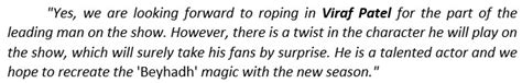 Jennifer Winget To Romance Viraf Patel In “Beyhadh 2” - StarBiz.com