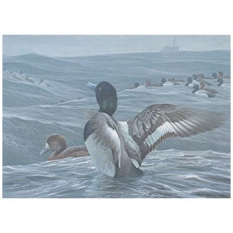 1987 Vermont Duck Stamp Print — The Finishing Touch