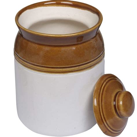Buy DELI GLASSWARE Jar Set With Lid, Dining Table Pickels Containers ...