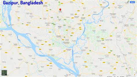 Gazipur Map - Bangladesh