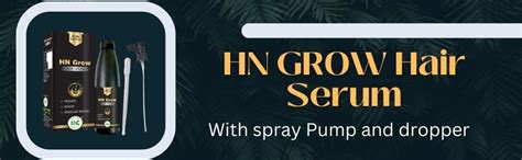 HN Grow Hair Serum, With Procapil, Hexaplant and Keravis,Control Hair ...