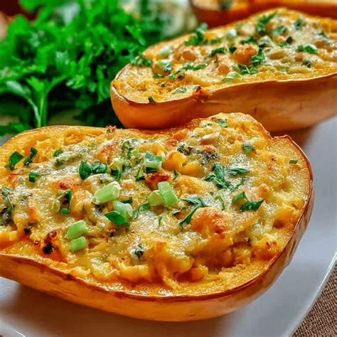Double Stuffed Butternut Squash Recipe: A Flavorful and Healthy Dish ...