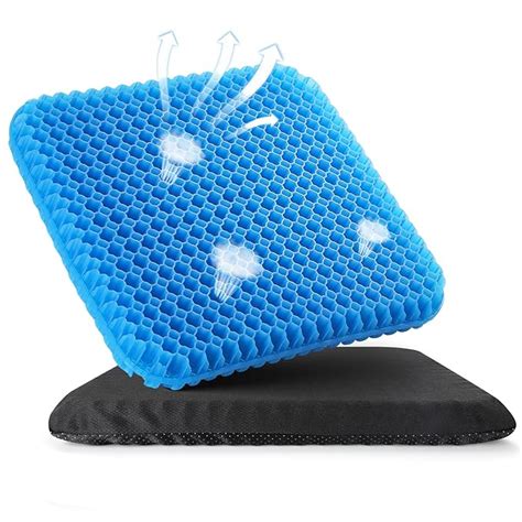 HASA zone Gel Cushion Orthopaedic Upgraded Seat Cushion Office Chair ...