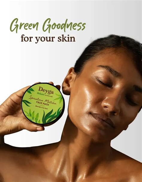 Buy Spirulina Matcha Face Pack for Acne Online