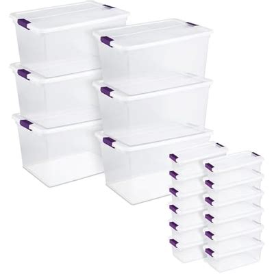 Sterilite 66 Quart (6 Pack) and 6 Quart (12 Pack) India | Ubuy