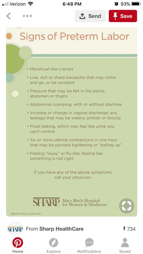 Signs Of Preterm Labor At 35 Weeks
