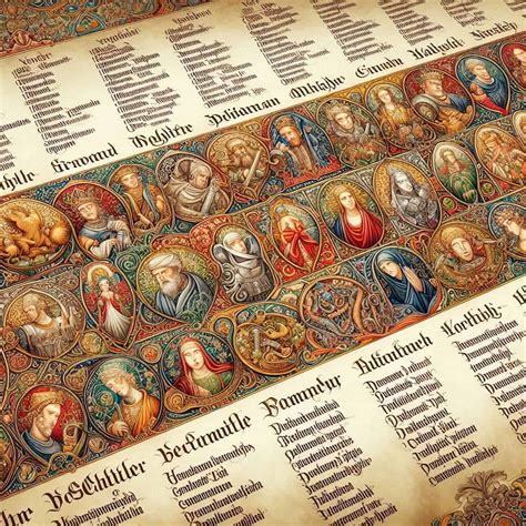Medieval Names: 200 Popular Names And Their Meanings