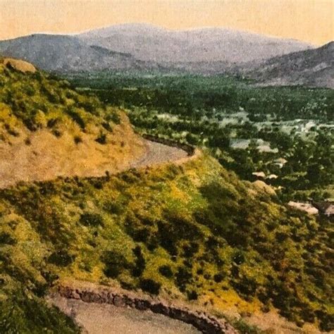 Vintage Postcard - Huntington Drive - Mt. Rubidoux - Riverside, Califo ...