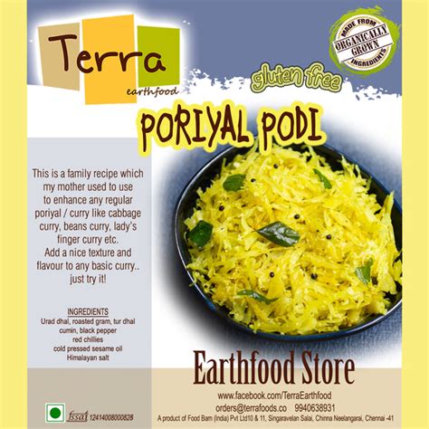 Terra-Poriyal Podi – Terra Earthfood