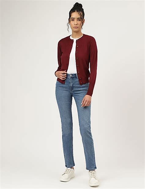 Buy Round Neck Cardigan at Marks & Spencer