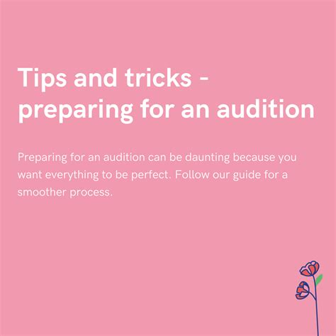 Modeling Audition Tips 的图像结果