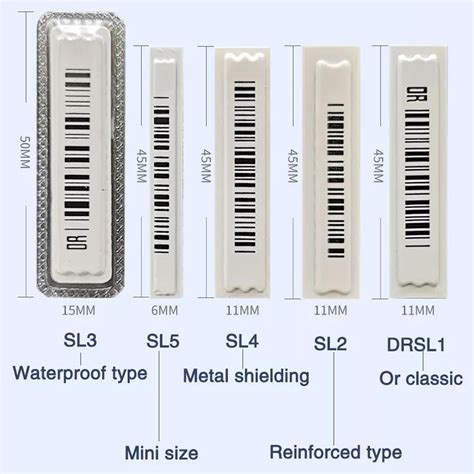 China EAS AM Soft Thin Slim Security Label-Slim DR Label manufacturers ...