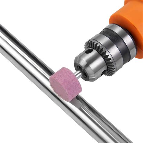 5 Pcs 3mm (1/8in) Shank Abrasive Mounted Stone Rotary Tool Bits