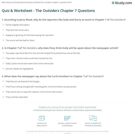 The Outsiders Chapter 7