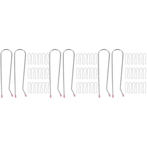 HOMEMAXS 60 pcs Hot Roller Clips U-shaped Hair Curler Replacement Clips ...