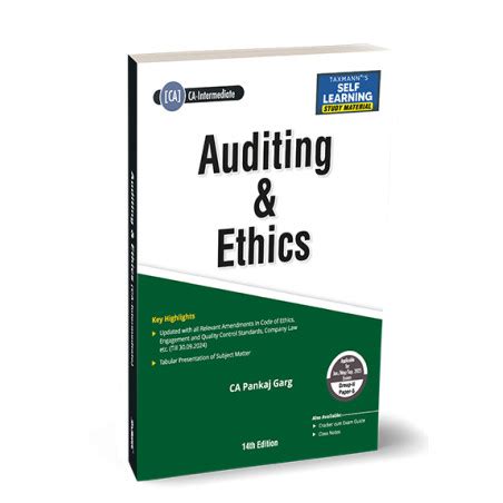Taxmann CA Inter Auditing & Ethics Study Material New Syllabus By CA ...