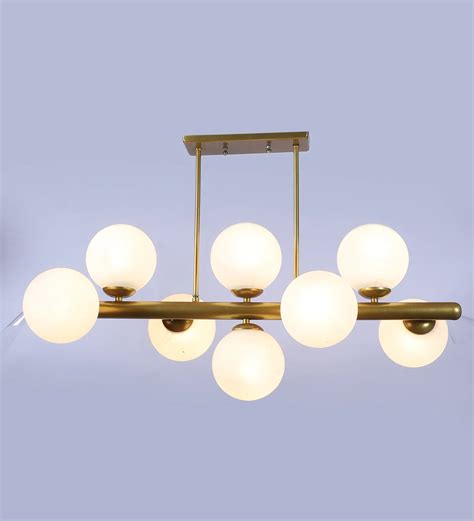 Altura Antique Gold Iron Chandelier | E27 holder | Included Bulb | Eli