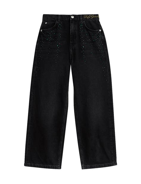 Buy Wicked™ Diamante Wide Leg Jeans (6-16 Yrs) at Marks & Spencer