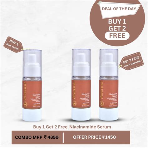 Buy 1 & Get 2 FREE Perenne Niacinamide Serum | Reduces Acne Scars & Pi ...