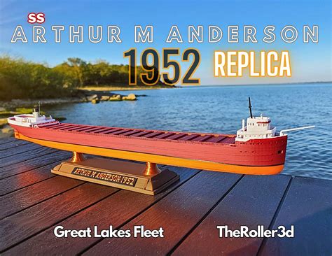 ARTHUR M. ANDERSON 1952 Model High Detail 1 Foot in Length - Etsy