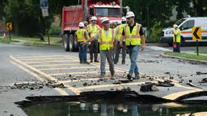 Bergen County NJ water pressure affected by Paramus main break