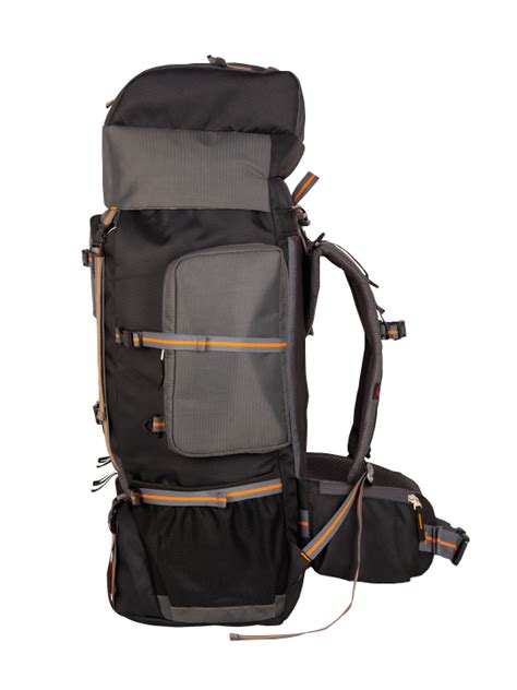 Buy Mount Arvon black Hiking Rucksack 80L Water Resistant Trekking ...