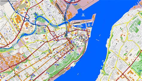 Map of Quebec City and surrounding area - Map of Quebec City and surrounding area (Quebec - Canada)