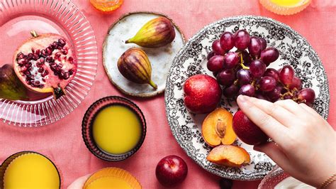 Download wallpaper 1920x1080 fruit, plates, dessert, hands, party full ...